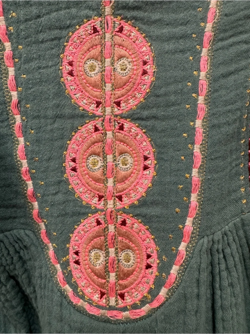 Louise Misha teal green